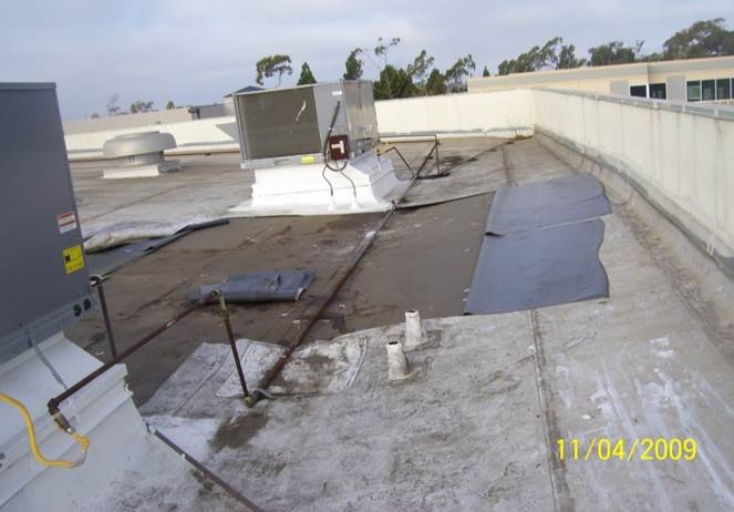 TPO single ply roofing repairs 3
