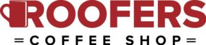 roofers coffee shop logo
